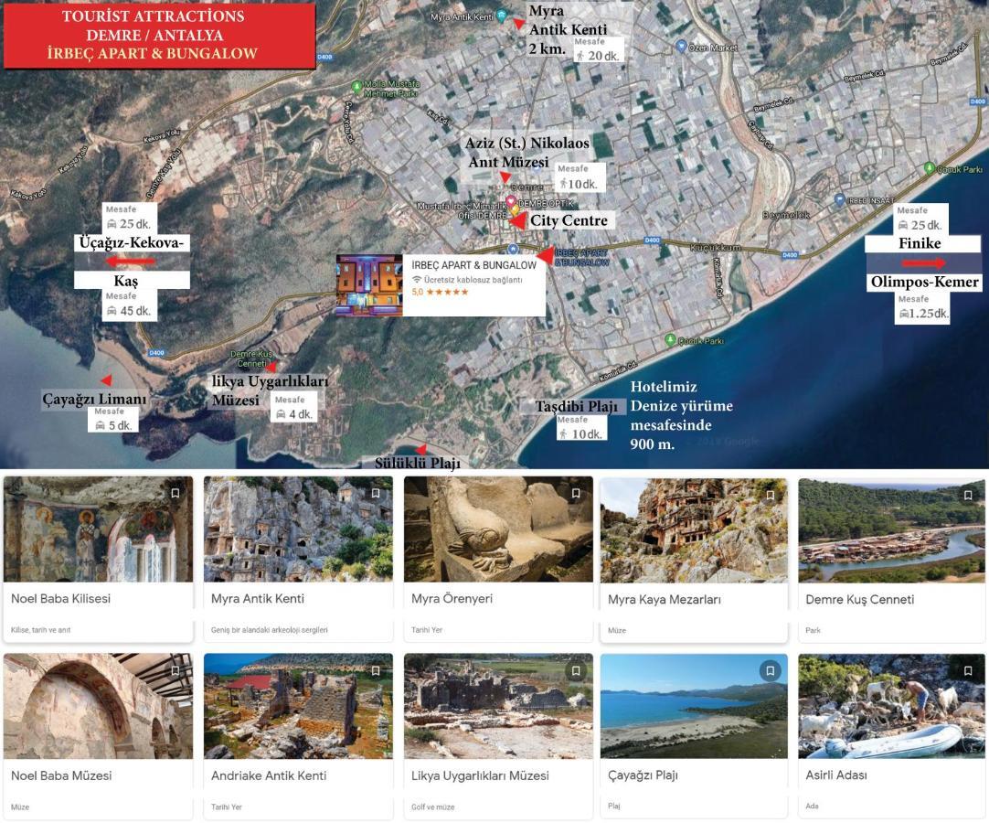 Irbec Apart & Bungalow Demre Exterior foto